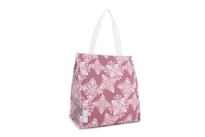 Lunch Tote Insulaed Quilt Dusty Rose