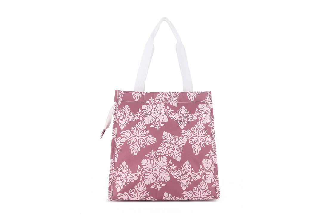 Lunch Tote Insulaed Quilt Dusty Rose