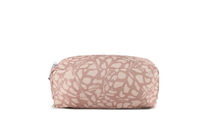 Travel Cosmetic Pouch Hebrew Shell Beige