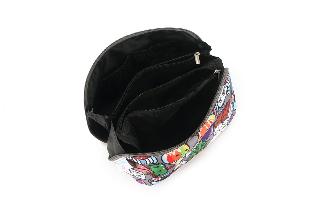 Travel Cosmetic Pouch Craving Hawaii Grey