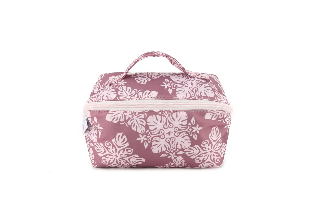 Travel Cosmetic Pouch Quilt Dusty Rose