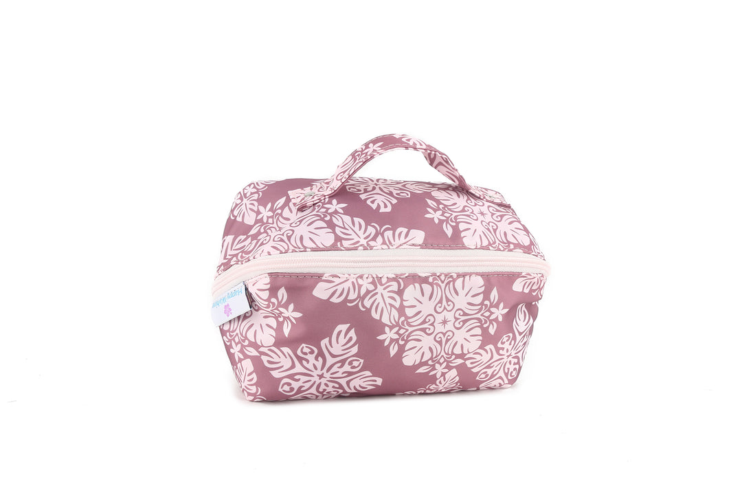 Travel Cosmetic Pouch Quilt Dusty Rose