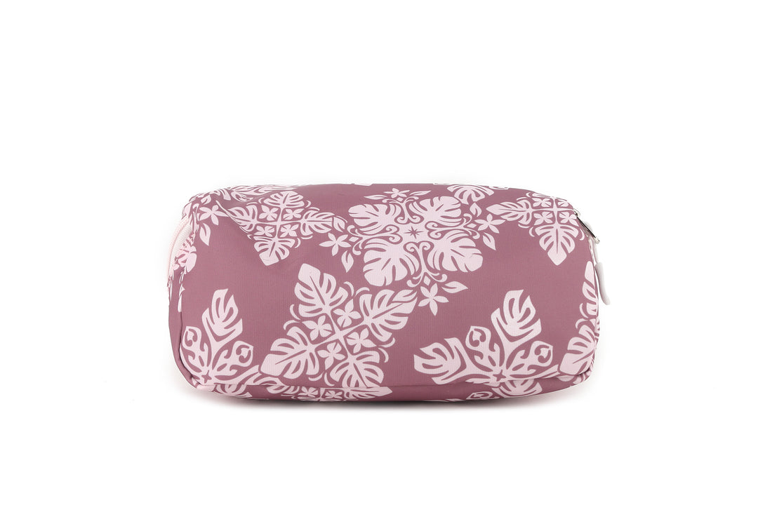 Travel Cosmetic Pouch Quilt Dusty Rose
