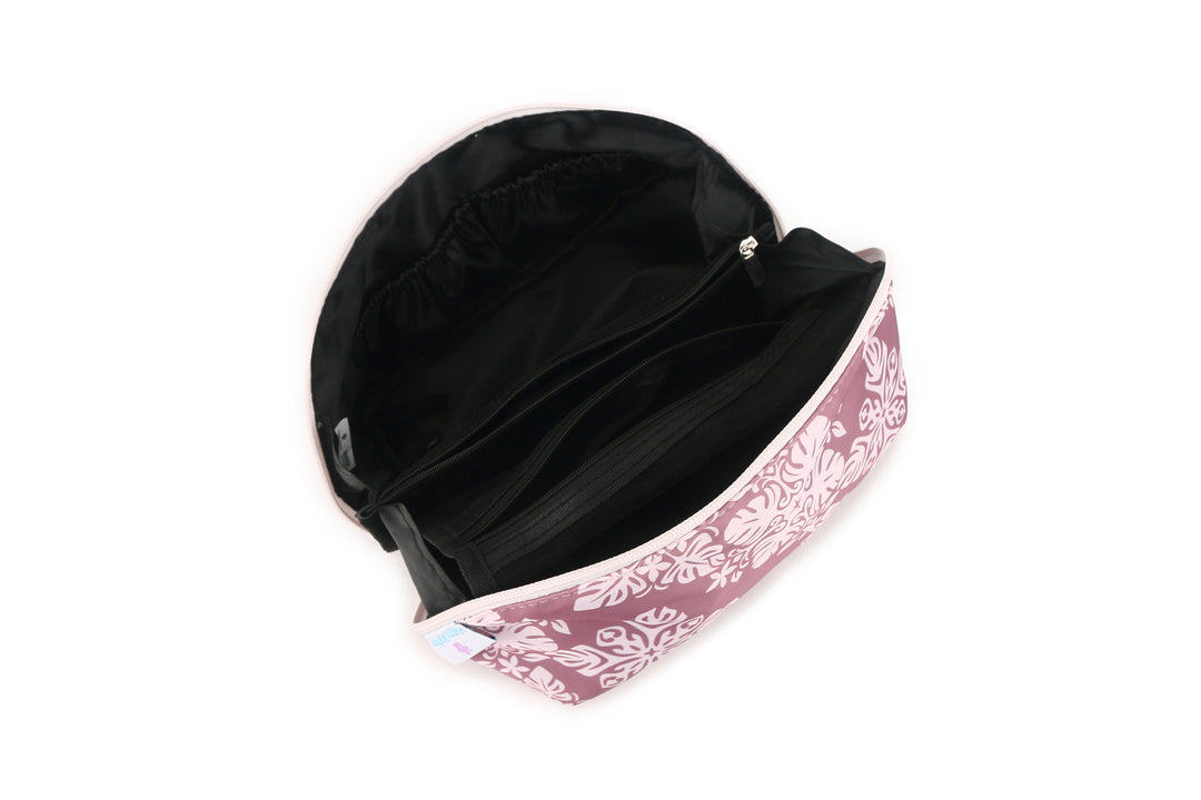 Travel Cosmetic Pouch Quilt Dusty Rose