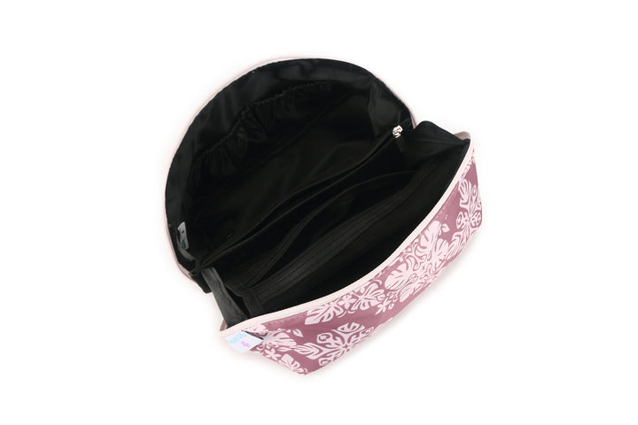 Travel Cosmetic Pouch Quilt Dusty Rose