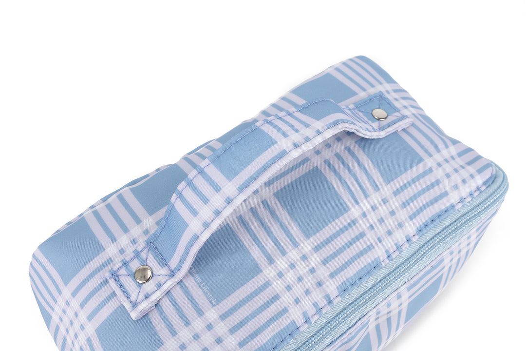 Travel Cosmetic Pouch Palaka Blue