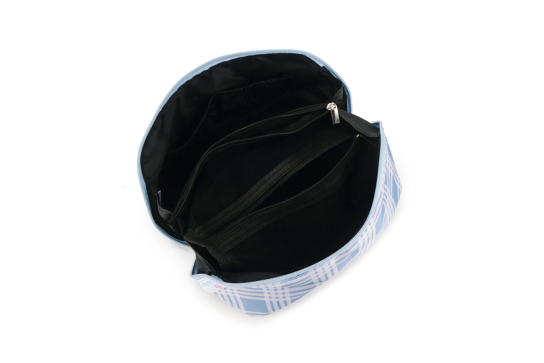 Travel Cosmetic Pouch Palaka Blue