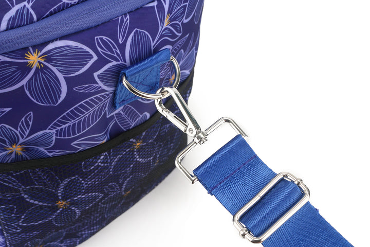 Cooler Tote Large Plumeria Blue