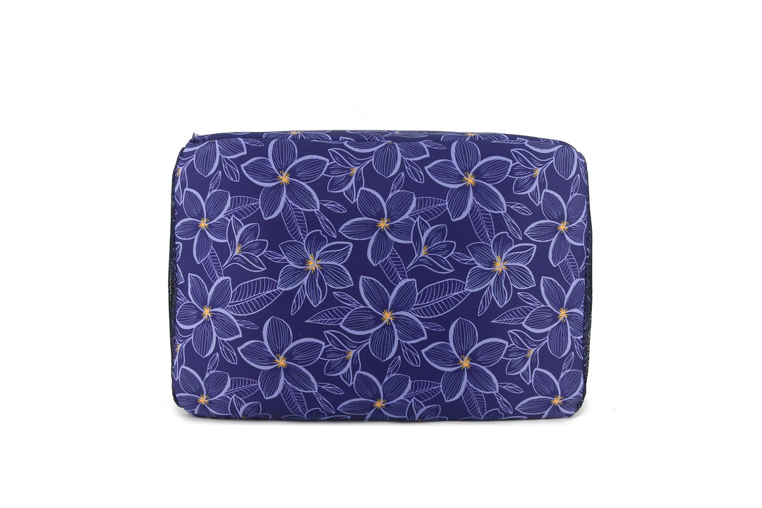 Cooler Tote Large Plumeria Blue