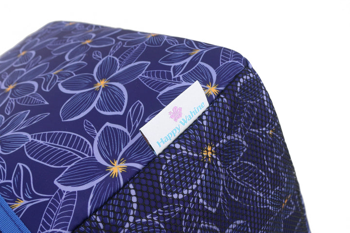 Cooler Tote Large Plumeria Blue