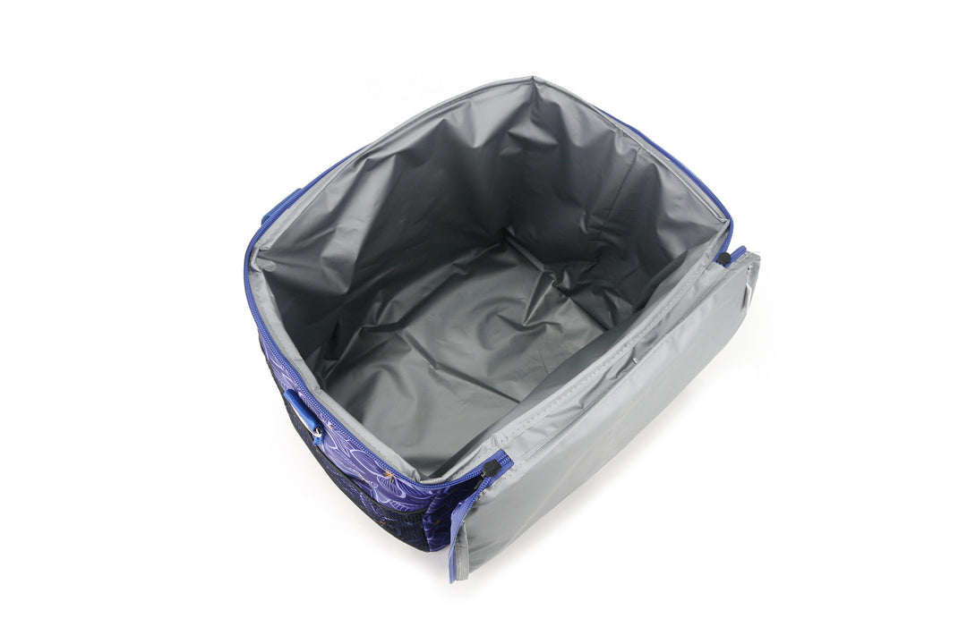 Cooler Tote Large Plumeria Blue