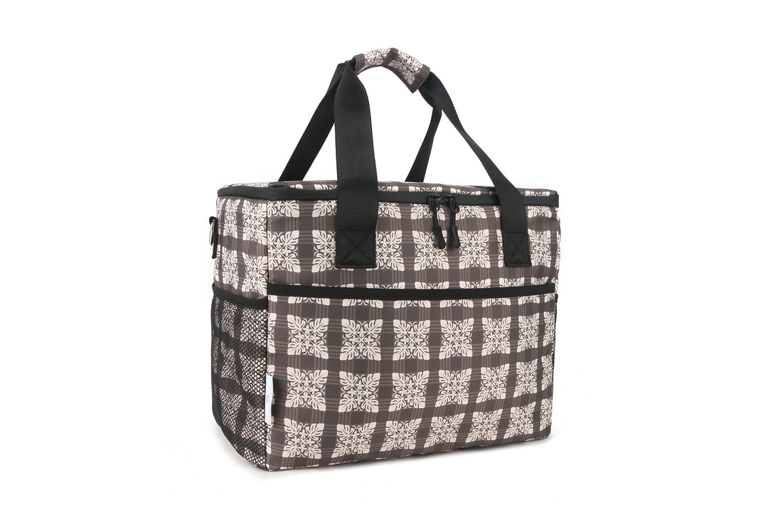 Cooler Tote Large Quilt Palaka Brown