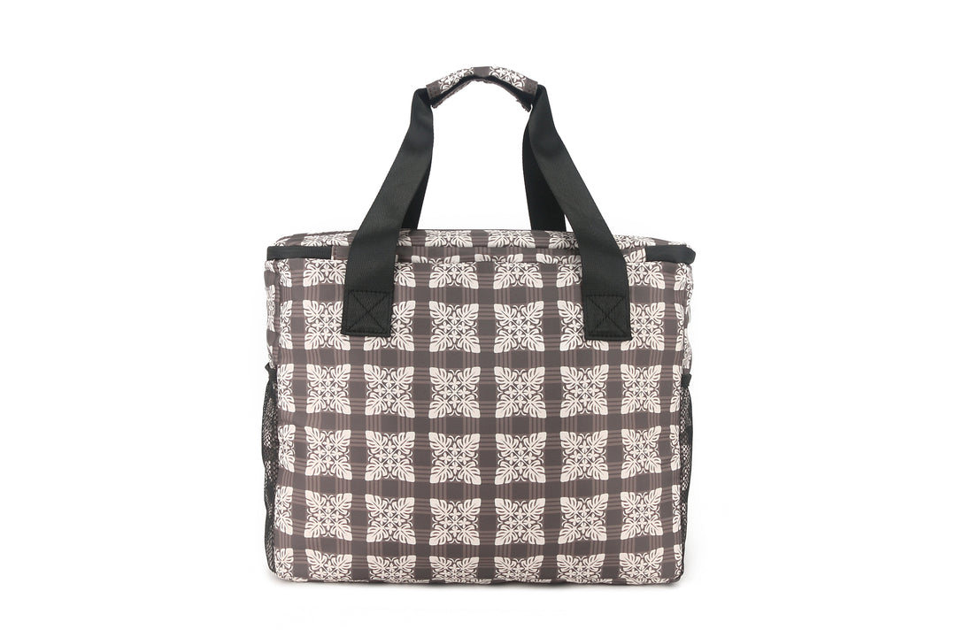 Cooler Tote Large Quilt Palaka Brown
