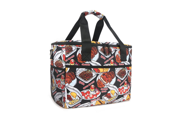 Cooler Tote Large Plate Lunch Black
