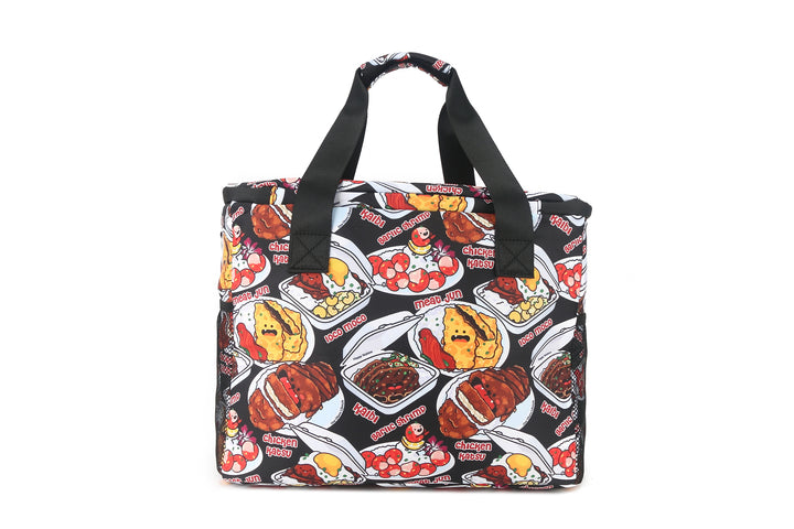 Cooler Tote Large Plate Lunch Black