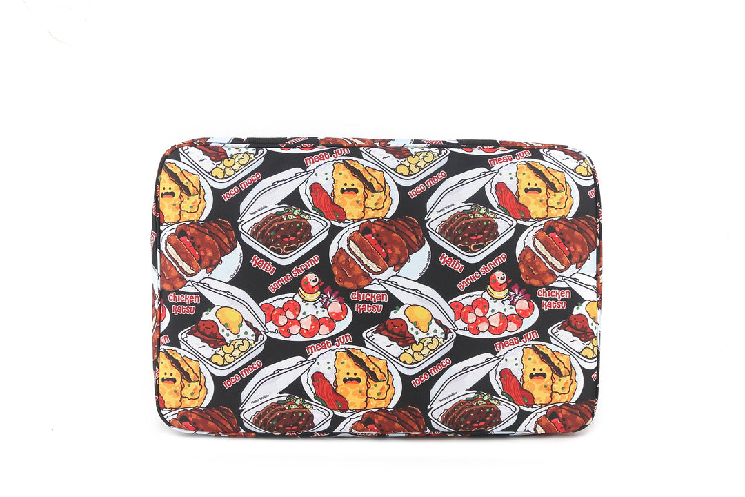 Casserole Insulated Carry Case Plate Lunch Black