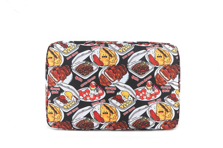 Casserole Insulated Carry Case Plate Lunch Black
