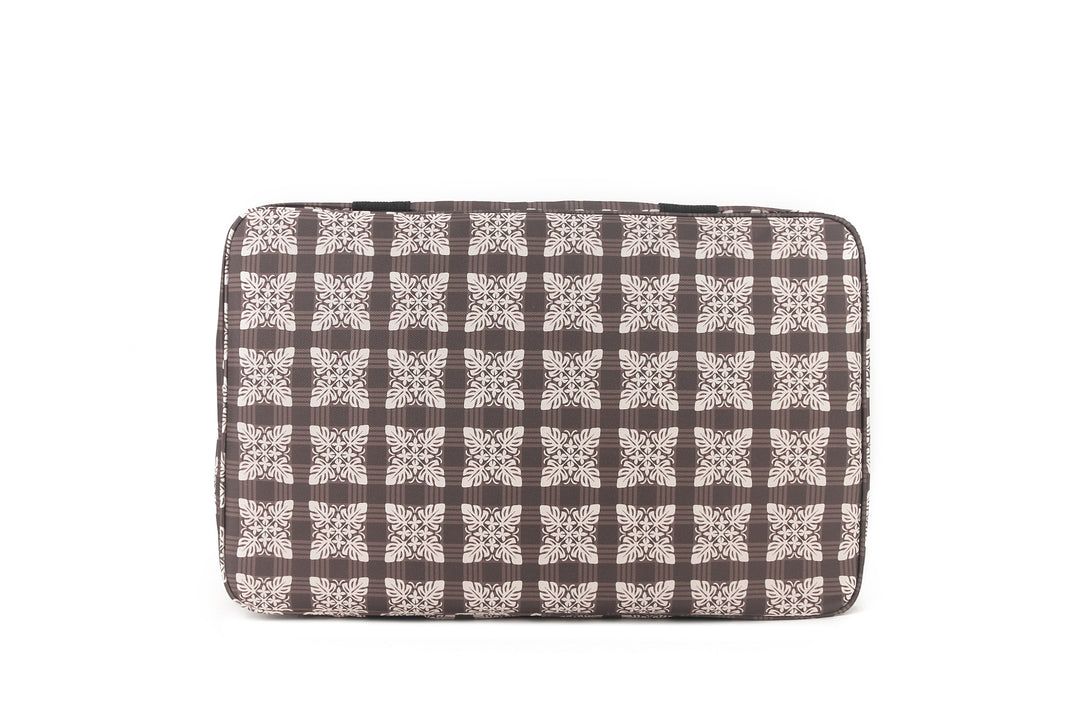 Casserole Insulated Carry Case Quilt Palaka Brown