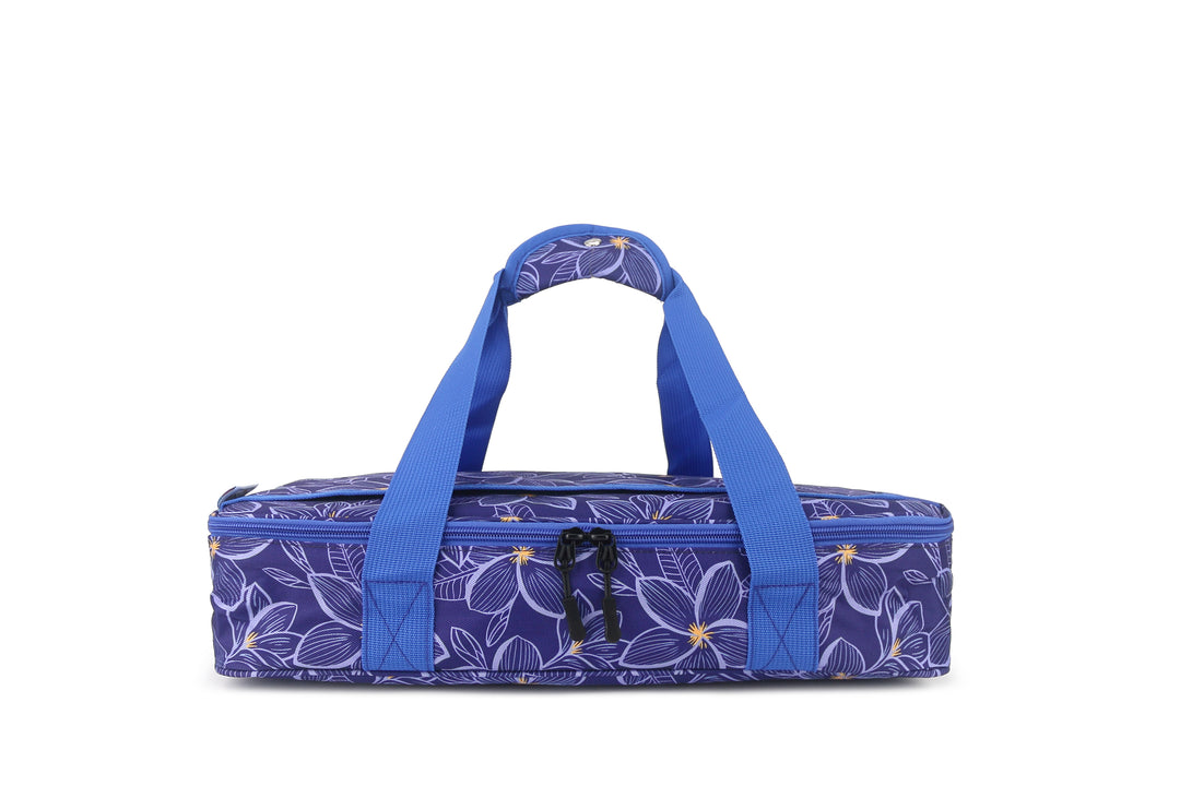 Casserole Insulated Carry Case Plumeria Blue