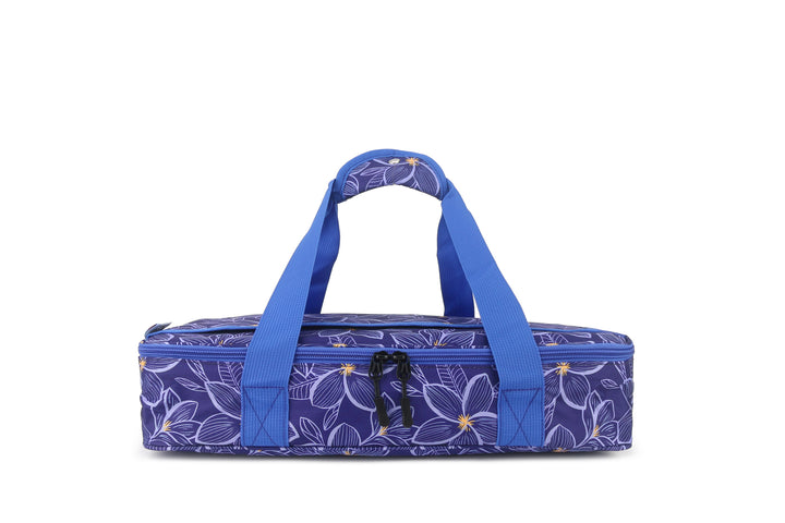 Casserole Insulated Carry Case Plumeria Blue