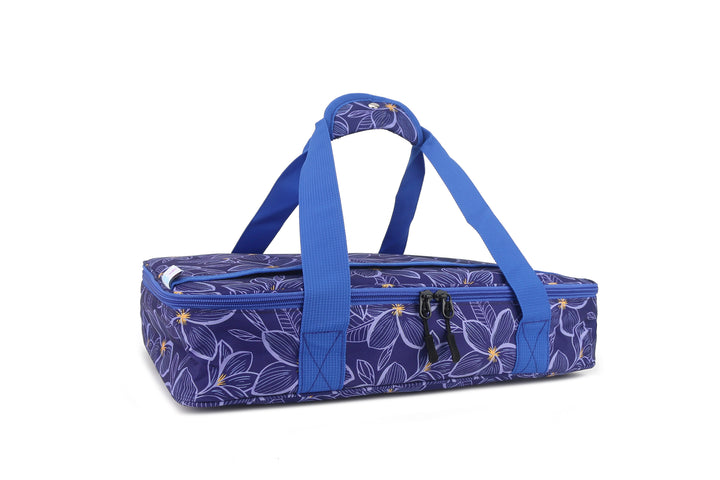 Casserole Insulated Carry Case Plumeria Blue