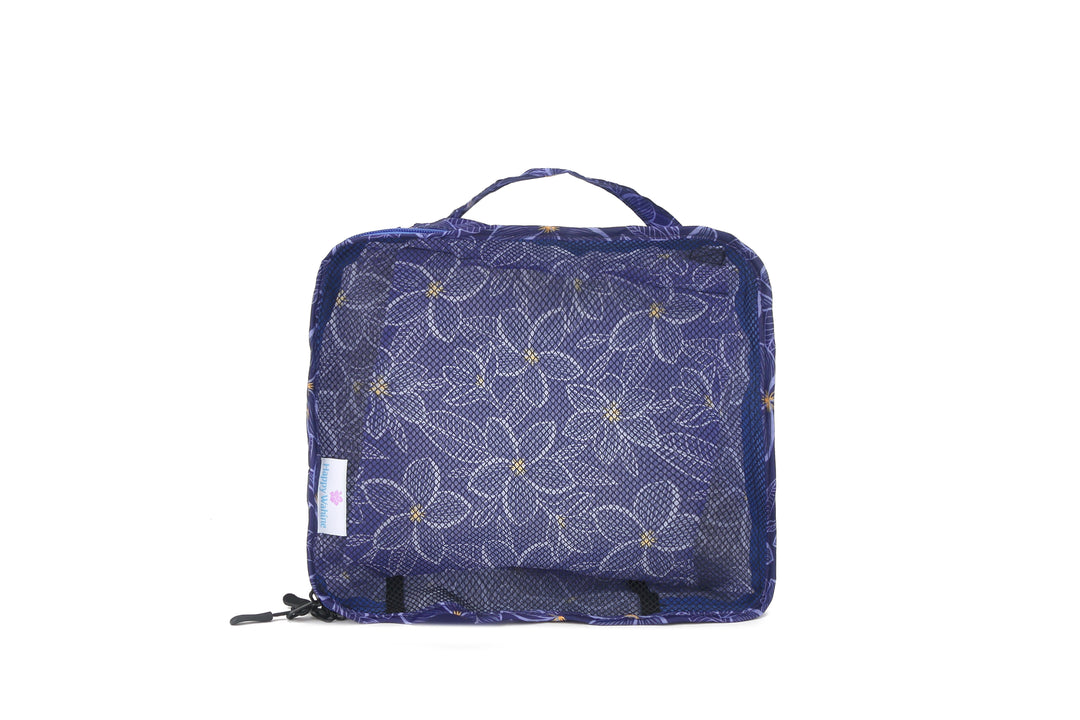 Packing Cubes Plumeria Blue (6-piece)