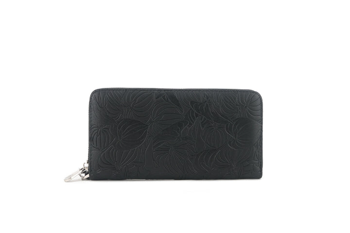 Wallet Kaylee Anthurium Embossed Black