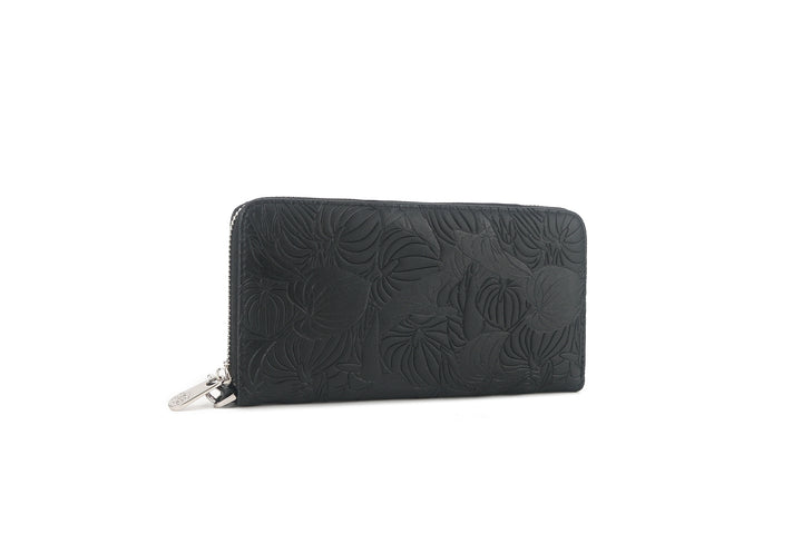 Wallet Kaylee Anthurium Embossed Black