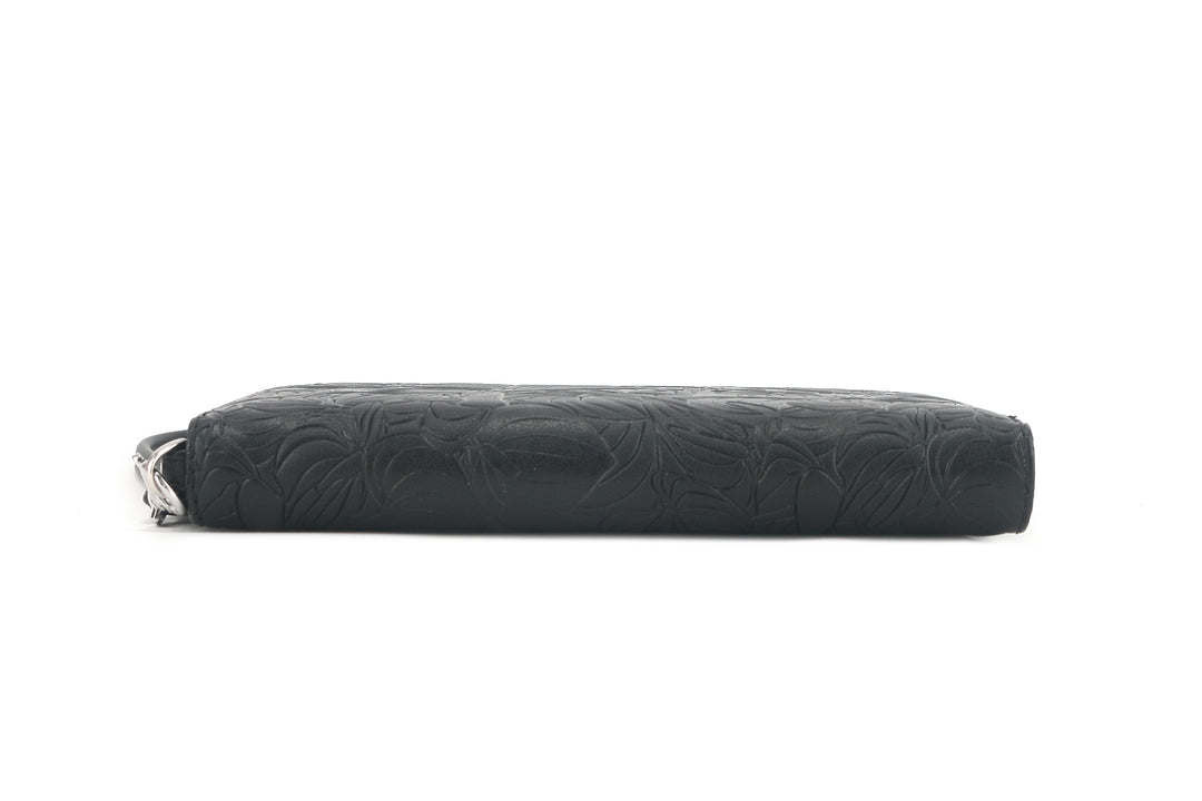 Wallet Kaylee Anthurium Embossed Black
