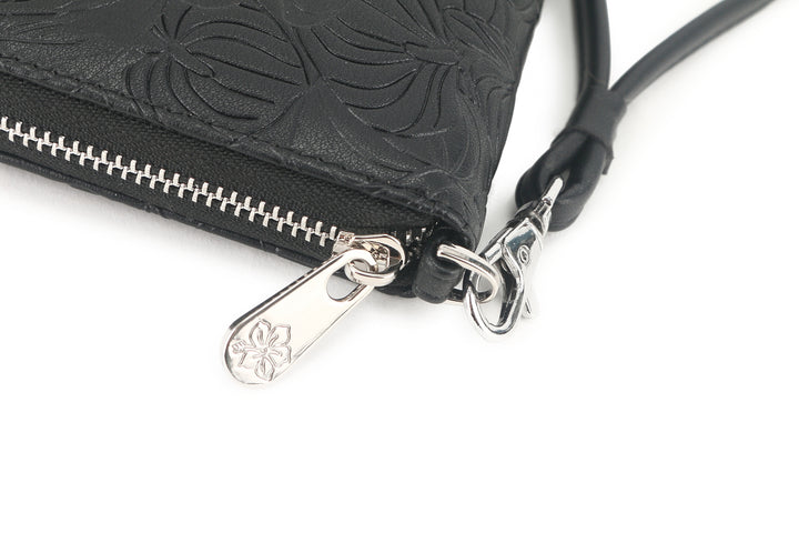 Wallet Kaylee Anthurium Embossed Black