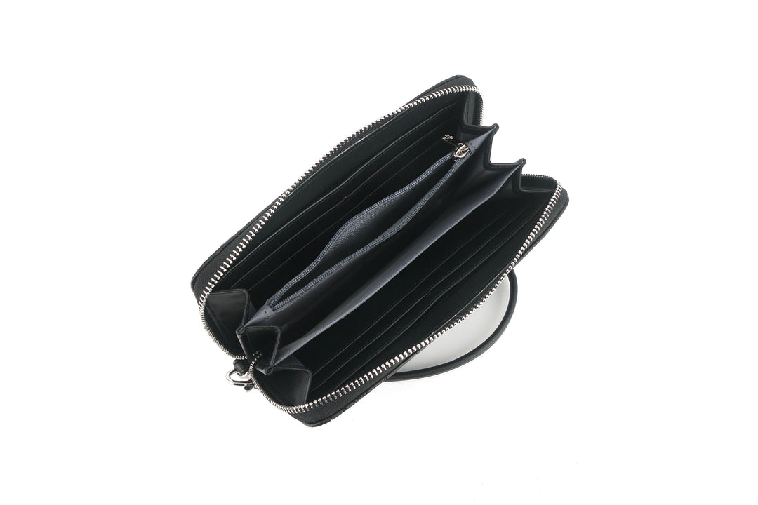 Wallet Kaylee Anthurium Embossed Black