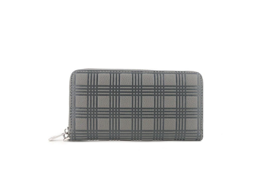 Wallet Kaylee Palaka Embossed Grey