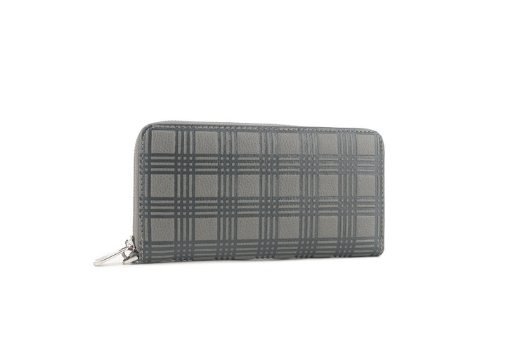 Wallet Kaylee Palaka Embossed Grey