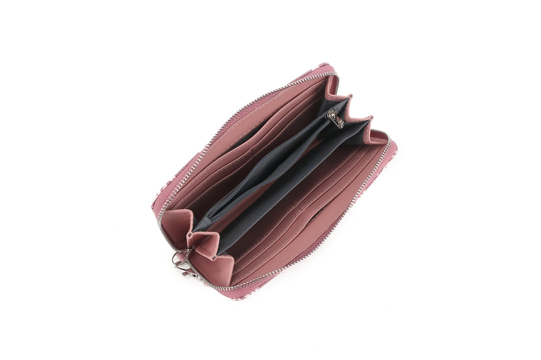 Wallet Kaylee Quilt Dusty Rose