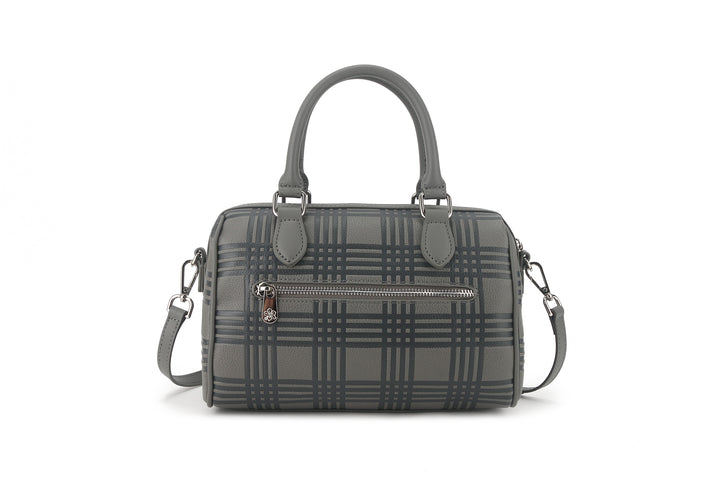 Satchel Michlle Palaka Embossed Grey