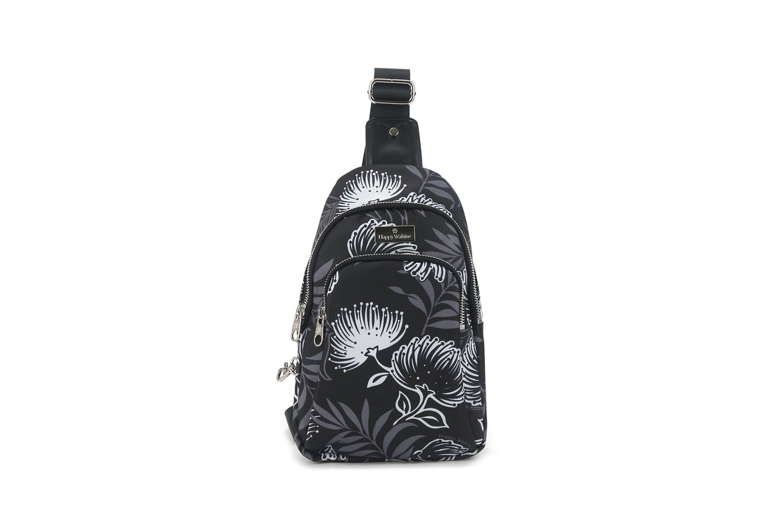 Sling Bag Ke'olu Lehua Black