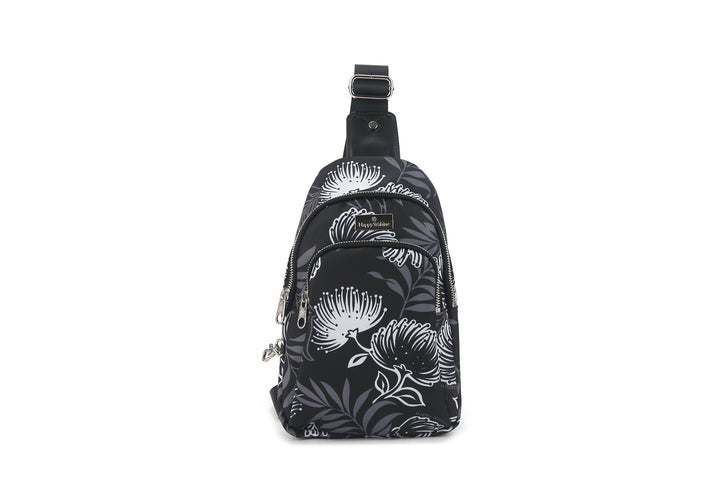 Sling Bag Ke'olu Lehua Black