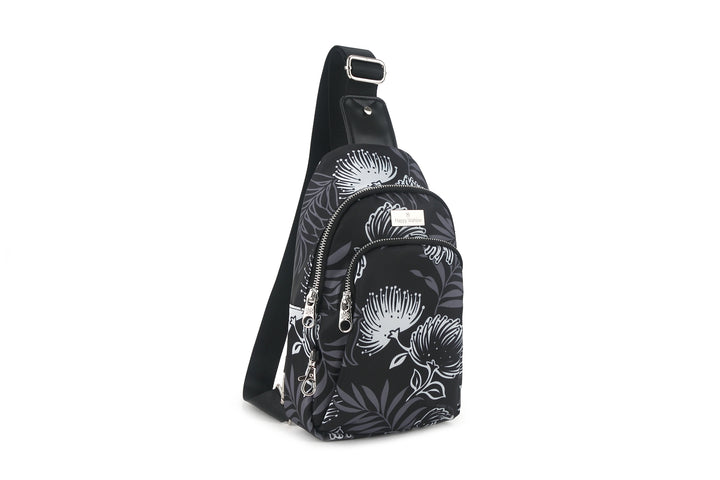 Sling Bag Ke'olu Lehua Black