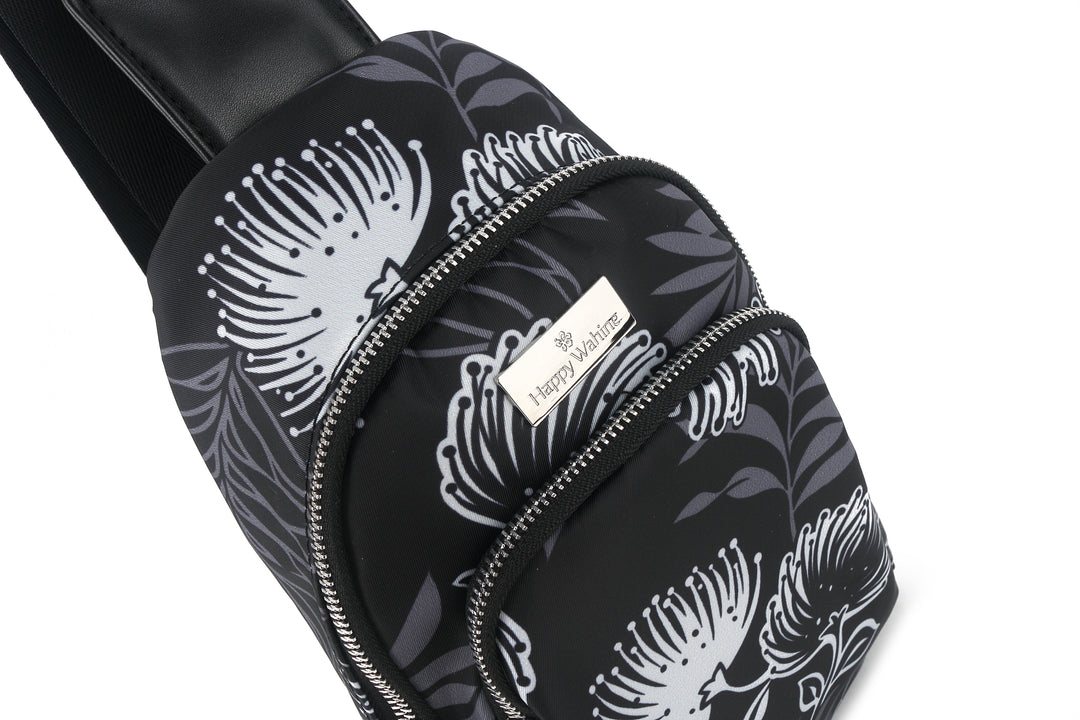 Sling Bag Ke'olu Lehua Black