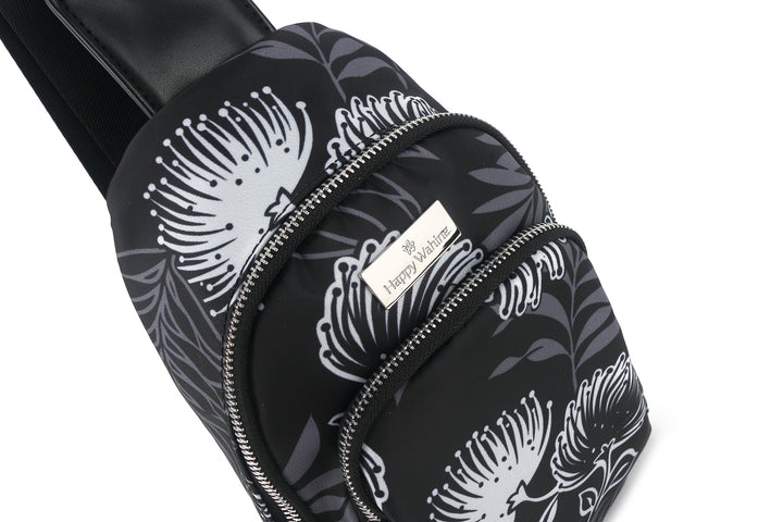Sling Bag Ke'olu Lehua Black
