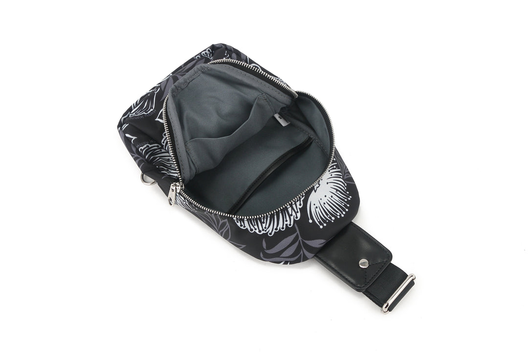 Sling Bag Ke'olu Lehua Black