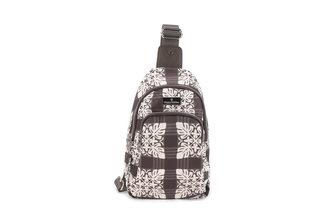 Sling Bag Ke'olu Palaka Brown