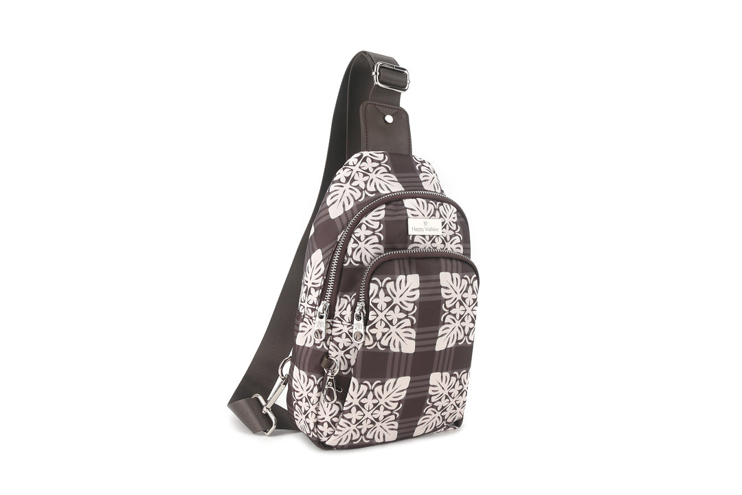 Sling Bag Ke'olu Palaka Brown