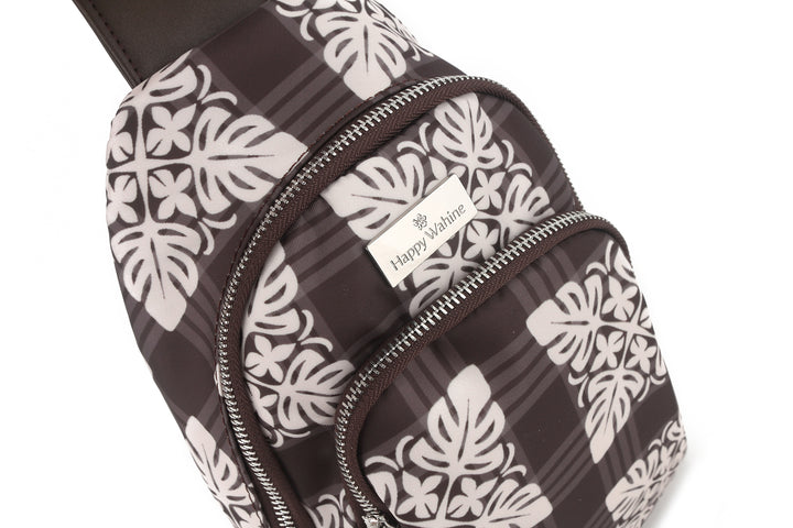 Sling Bag Ke'olu Palaka Brown