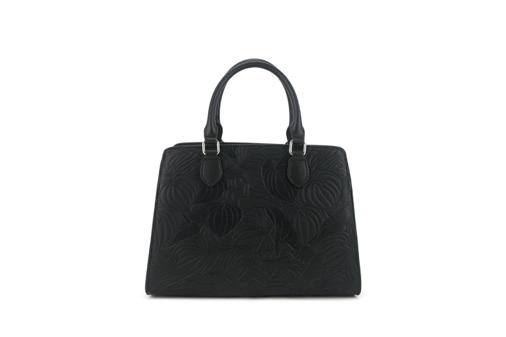 Satchel Gigi Anthurium Embossed Black