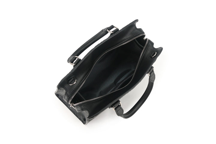 Satchel Gigi Anthurium Embossed Black
