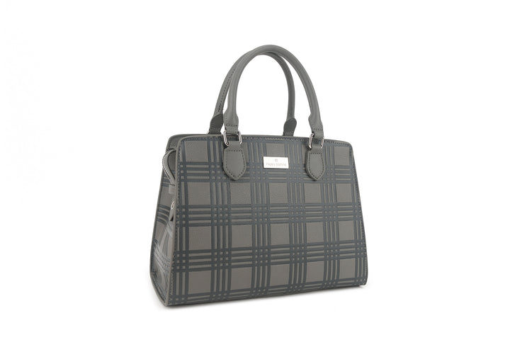 Satchel Gigi Palaka Embossed Grey