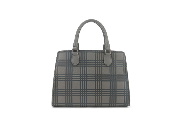 Satchel Gigi Palaka Embossed Grey