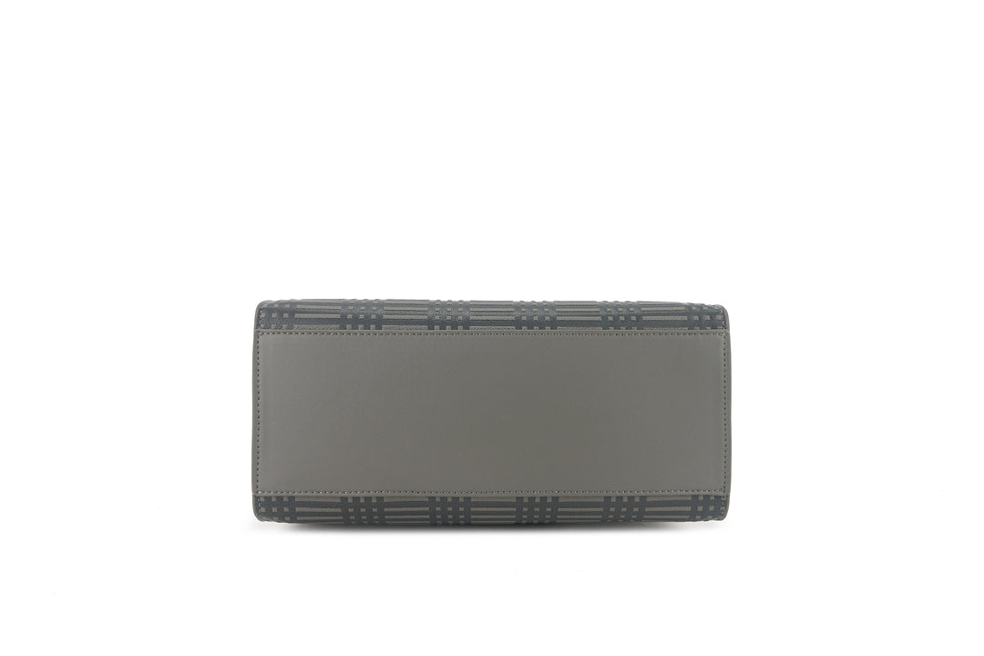 Satchel Gigi Palaka Embossed Grey