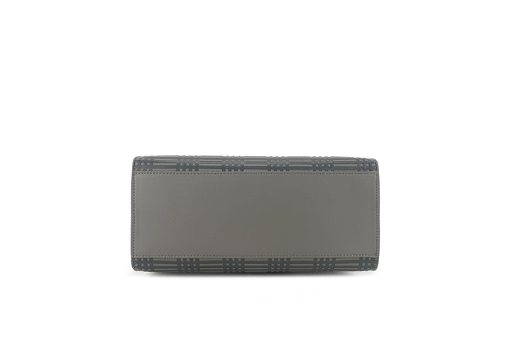 Satchel Gigi Palaka Embossed Grey